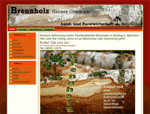 Tablet Screenshot of brennholz-grafing.de